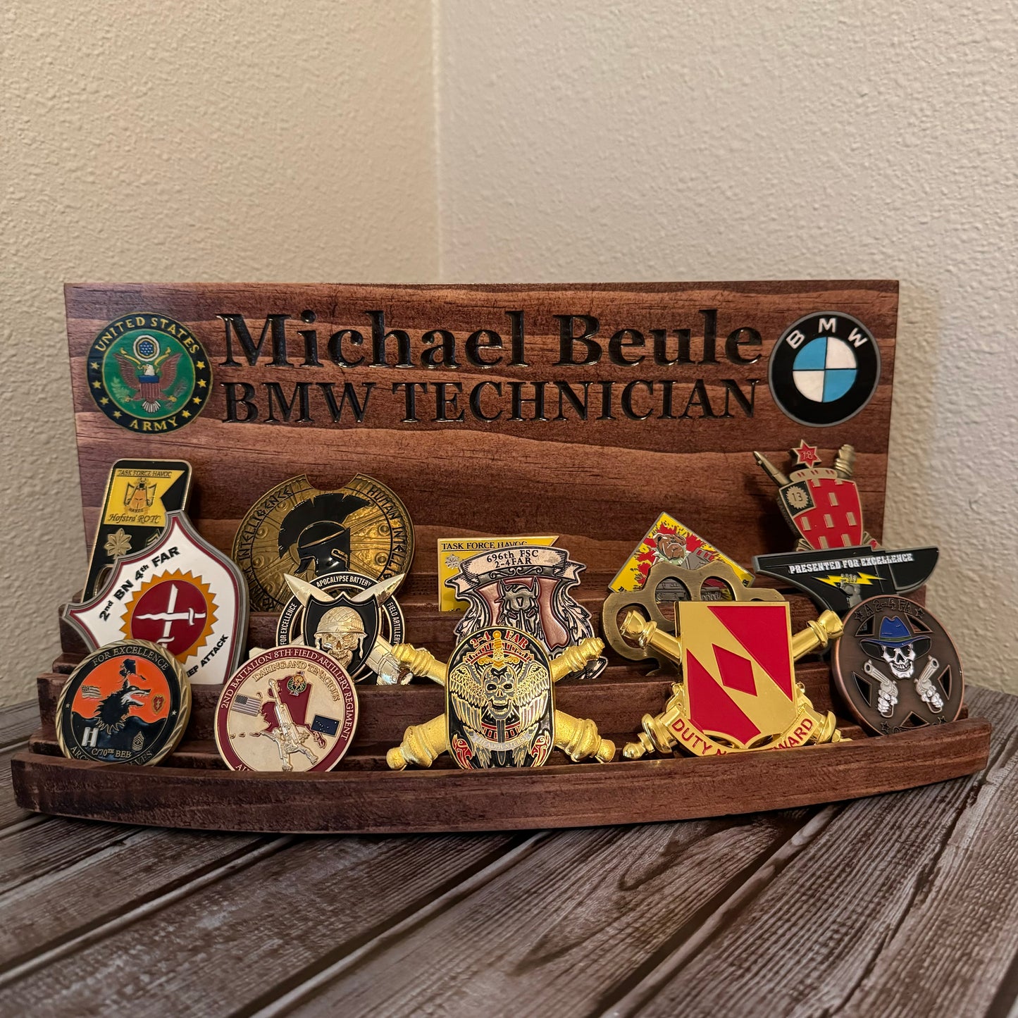 Three Tier Military Coin Holder